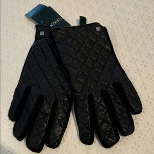 Ralph Lauren Black Quilted Women’s Gloves